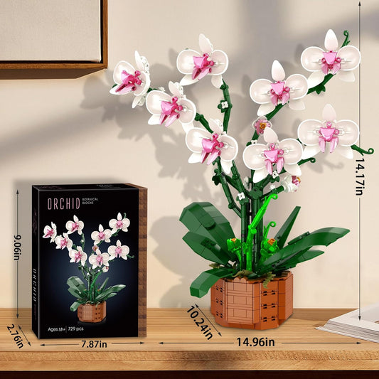 Orchid Building Blocks Set with LED Light
