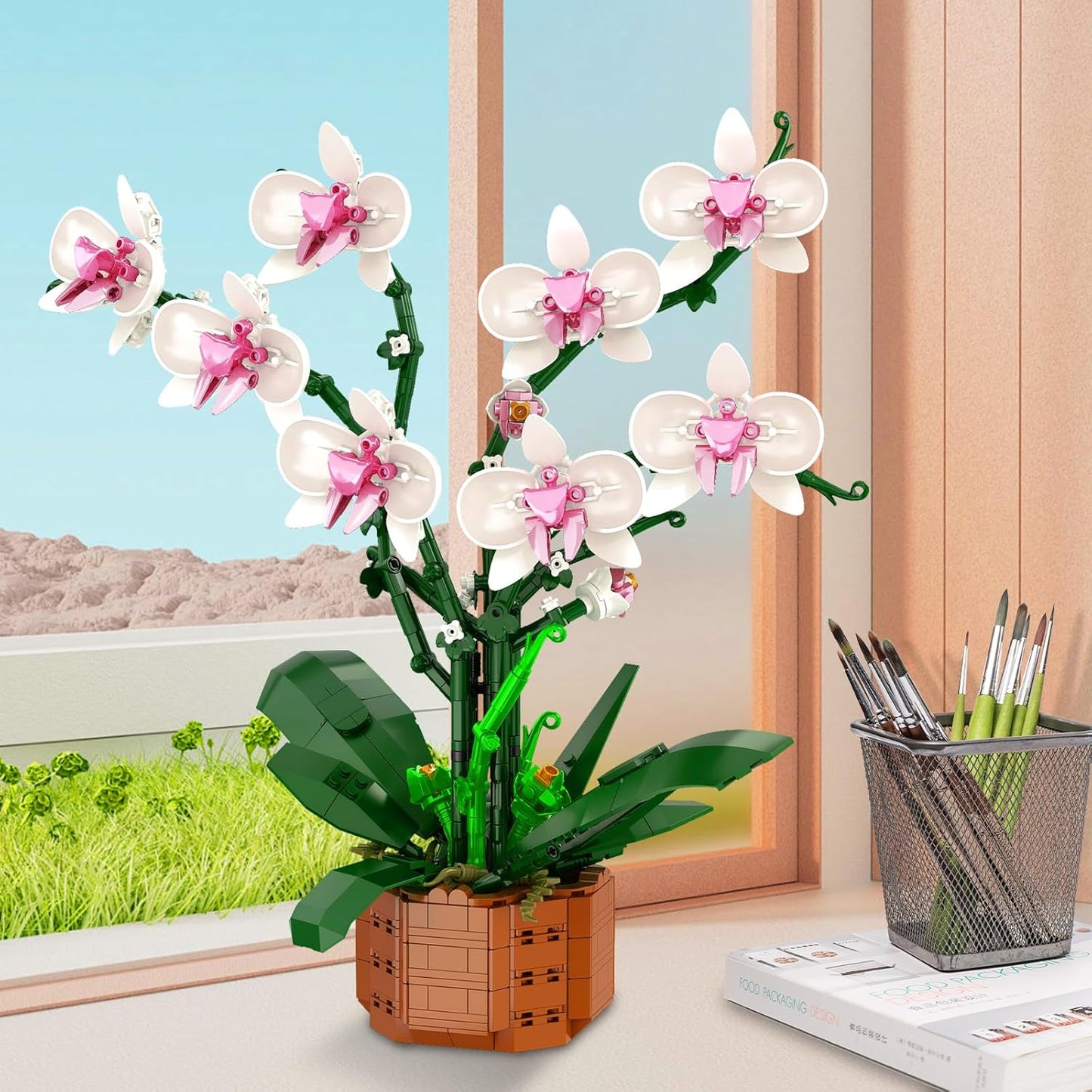 Orchid Building Blocks Set with LED Light